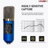 5 CORE XLR Microphone Condenser Mic for Computer Gaming, Podcast W/Tripod Stand Kit for Streaming, Recording, Vocals, Voice, Cardioids Studio Micropho