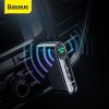 Baseus Car Aux Wireless 5.0 Adapter; Wireless 3.5mm Audio Receiver For Auto Wireless Handsfree Car Kit Speaker Headphone