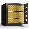 Electronic Digital Security Safe with Keypad and Key,17.72-Inch Safe Box for Home,Office and Hotel(Black)
