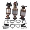 Catalytic Converters Set for Honda Pilot 3.5L 2005 2006 2007 2008 45106 45107 45108