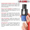 5 Core Speakon to 1/4 inch Adapter/Upgraded 1/4" Female to Male Connectors/ 4 Pole Locking SpeakON Cable Mount Connector/Speak-On Connectors Speaker/A