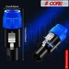 5 Core Speakon to 1/4 inch Adapter/Upgraded 1/4" Female to Male Connectors/ 4 Pole Locking SpeakON Cable Mount Connector/Speak-On Connectors Speaker/A