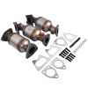 Catalytic Converters Set for Honda Pilot 3.5L 2005 2006 2007 2008 45106 45107 45108
