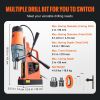 VEVOR Magnetic Drill, 1550W 2" Boring Diameter, 2922lbf/13000N Portable Electric Mag Drill Press with Variable Speed, 500 RPM Drilling Machine for any