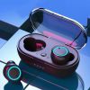 Waterproof Bluetooth 5.0 Wireless Earbuds Headphone Headset Noise Cancelling TWS Bluetooth Wireless Earbuds with Microphone- Stereo Sound in-Ear Bluet