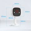 Jennov Mini 2K 3MP WiFi Smart Home Outdoor Security Camera Motion Detection Wireless 2 Way Audio Waterproof Color Night Vision Intelligent Alarm Wall