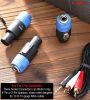 5 Core Speakon to 1/4 inch Adapter/Upgraded 1/4" Female to Male Connectors/ 4 Pole Locking SpeakON Cable Mount Connector/Speak-On Connectors Speaker/A