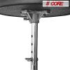 5 CORE Drum Throne Height Adjustable Guitar Stool Thick Padded Memory Foam DJ Chair Seat with Anti Slip Feet Multipurpose Musician Chair for Adults an