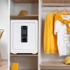 2 Cub Safe Box, 3 opening methods Safe for Money Valuables This safe contains a memory chip, and the password will not be lost White