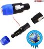 5 Core Speakon to 1/4 inch Adapter/Upgraded 1/4" Female to Male Connectors/ 4 Pole Locking SpeakON Cable Mount Connector/Speak-On Connectors Speaker/A