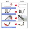 Red oval handle Red seesaw set of 23 pieces
