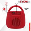 4" Portable Bluetooth Speaker Outdoor Wireless Mini 40W with Loud Stereo and Booming Bass, USB, FM, 10H Playtime, LED Party Lights, Water Resistant 5