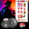 5 CORE 18 Inch Subwoofer Speaker 850W Peak High Power Handling 500W RMS 18" Replacement 8 Ohm Pro Audio DJ Sub Woofer - FR 18 190 MS