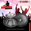 5 CORE 18 Inch Subwoofer Speaker 850W Peak High Power Handling 500W RMS 18" Replacement 8 Ohm Pro Audio DJ Sub Woofer - FR 18 190 MS