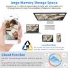 E27 WiFi Bulb Camera 1080P FHD WiFi IP Pan Tilt Security Surveillance Camera with Two-Way Audio Full Color Night Vision Flood Light Motion Tracking Si