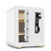 2 Cub Safe Box, 3 opening methods Safe for Money Valuables This safe contains a memory chip, and the password will not be lost White