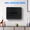 1.2 Cub Safe Box, 3 opening methods Safe for Money Valuables, Black