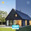 Jennov Mini 2K 3MP WiFi Smart Home Outdoor Security Camera Motion Detection Wireless 2 Way Audio Waterproof Color Night Vision Intelligent Alarm Wall