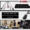 5 CORE Drum Throne Height Adjustable Guitar Stool Thick Padded Memory Foam DJ Chair Seat with Anti Slip Feet Multipurpose Musician Chair for Adults an