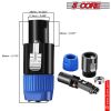 5 Core Speakon to 1/4 inch Adapter/Upgraded 1/4" Female to Male Connectors/ 4 Pole Locking SpeakON Cable Mount Connector/Speak-On Connectors Speaker/A