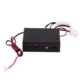 One For Four Flashing Lights Controller (Color: Black)