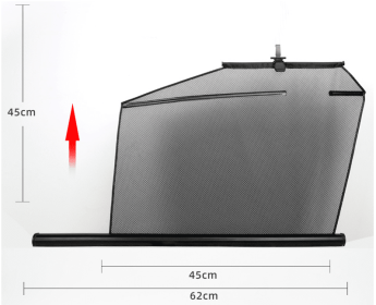 Auto Curtains For Cars, Auto Retractable Sunshade With Glass Lifting (Option: A)