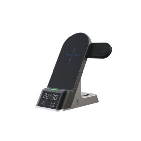 Alarm Clock Six In One Multifunctional Wireless Charger (Option: Style1-USB)