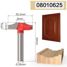 1/4 handle door flower line knife cabinet lace door knife (Option: 2style)
