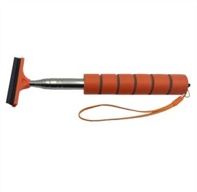 Car Rearview Mirror Retractable Wiper (Color: Orange)