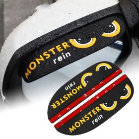Sunny And Rainy Visor Soft Rubber (Option: Little monster black)
