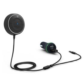 Car Hands Free Phone Music Player (Color: Black)
