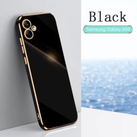 Case for Samsung Galaxy A04/Samsung Galaxy A04E Phone Case Soft TPU Samsung Galaxy A04/Samsung Galaxy A04E Phone Case (Samsung Galaxy A04 -diandu-hei) (Color: Samsung Galaxy A04-diandu-hei)