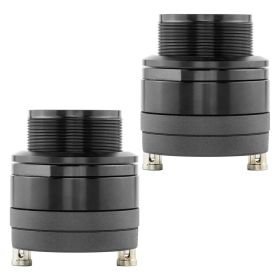 5 CORE Bullet Horn Tweeters for Car Audio Speaker 1" Exit Neodymium 420 Watts Max Each Super Tweeter Power 4 Ohm 1 Inch Voice Coil Compact and Improve (Qty: 2 PCS)