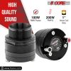 5 CORE Bullet Horn Tweeters for Car Audio Speaker 1" Exit Neodymium 420 Watts Max Each Super Tweeter Power 4 Ohm 1 Inch Voice Coil Compact and Improve