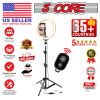 10" LED TIK Tok Ring Light with Tripod Stand Phone Holder Ringlight Stand for Makeup Tiktok Live Zoom Halo Light 5 Core RL10