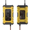 New FOXSUR Car Motorcycle Battery Charger 12V 6A for Auto Moto Lead Acid AGM Gel VRLA Smart Battery Charging Digital LCD Display