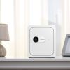 2 Cub Safe Box, 3 opening methods Safe for Money Valuables, White