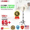 10" LED TIK Tok Ring Light with Tripod Stand Phone Holder Ringlight Stand for Makeup Tiktok Live Zoom Halo Light 5 Core RL10