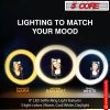 10" LED TIK Tok Ring Light with Tripod Stand Phone Holder Ringlight Stand for Makeup Tiktok Live Zoom Halo Light 5 Core RL10