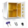 1.6 Cub Safe Box, 3 opening methods LCD display Safe for Money Valuables