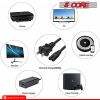 5 Core 6ft & 12ft 2 Prong Non-Polarized AC Wall Power Cable 2 Slot Cord for HP Dell Samsung Sony Asus Acer Toshiba Laptop Charger LED LCD Monitor Repl