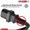 5 Core 6ft & 12ft 2 Prong Non-Polarized AC Wall Power Cable 2 Slot Cord for HP Dell Samsung Sony Asus Acer Toshiba Laptop Charger LED LCD Monitor Repl
