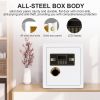 1.6 Cub Safe Box, 3 opening methods LCD display Safe for Money Valuables
