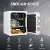2.05 Cub Safe Box, 3 opening methods Money Safe With LED Light