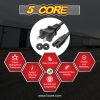 5 Core 6ft & 12ft 2 Prong Non-Polarized AC Wall Power Cable 2 Slot Cord for HP Dell Samsung Sony Asus Acer Toshiba Laptop Charger LED LCD Monitor Repl